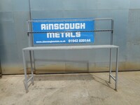 Used Steel Table / Workbench / Shelf 2600mm Wide x 1265mm High (ref 10)