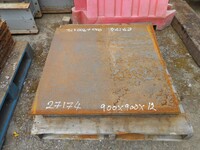 Steel Plate 0.900 Mtrs  x 0.900 Mtrs x 12mm Mild Steel  #p27174