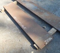 Steel Plate 1.580 Mtrs  x 0.320 Mtrs x 26.5mm Mild Steel  #p27184