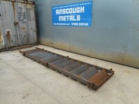 Used Steel Staircase 2.800 Mtr O/a Rise High 0.800 Mtr Internal Width  - no Handrail