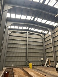Used 33ft Wide 52ft Long  4 no Bay Portal Frame Building Steel Work