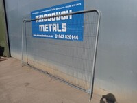 Used Temporary Site Security Fencing Panel - 2.000 Mtr x 3.500 Mtr - Temporary Fence
