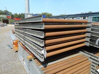 Used Pallet of 6 no Roller Conveyor Panels / Roller Beds / Gravity Rollers 2.130mtr x 1.220mtr