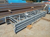 Dexion Pallet Racking Upright Frame  3.660 Mtr High x 1065 mm Wide With Feet Used Grade 2  Grey  Industrial Steel Racking - Shelving - Storage - Not Redirack, Planned Storage, Stakrak or Link 51