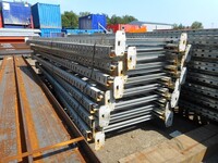 Apex Pallet Racking Upright Frame  3.310 Mtr x 900 mm With Feet Used Grade 2  White  Industrial Steel Racking - Shelving - Storage - Not Link 51, Redirack, Dexion, Planned Storage, or Stakrak