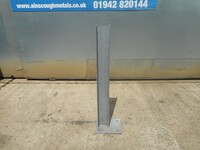 Used  Crash Barrier / Armco Post 1160 mm High - Galvanised i Bolt Down 127mm x 76mm