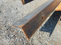 100 mm x 75 mm x 10 mm Mild Steel Angle Iron 5.300 Mtr - Used Painted Black