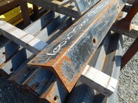 100 mm x 75 mm x 10 mm Mild Steel Angle Iron 2.950 Mtr - Used Painted Black