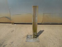 Used  Crash Barrier / Armco Post 720 mm  High - Galv z Bolt Down