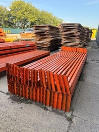 Dexion Pallet Racking Cross Bar  2.960 Mtr  105 mm x 50 mm Closed Beam  Used Grade 2/3  Industrial Steel Racking - Not Link 51, Redirack, Planned Storage, or Stakrak
