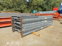 Link 51 Pallet Racking Upright Frame  2.860 Mtr x 900 mm With Feet Used Grade 2  Dark Grey  Industrial Steel Racking - Shelving - Storage - Not Redirack, Dexion, Planned Storage, or Stakrak