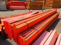 Pss/planned Storage Pallet Racking Cross Bar  3.300 Mtr  125 mm x 45 mm Closed Beam  Used  Industrial Steel Racking - Not Link 51, Redirack, Dexion, or Stakrak