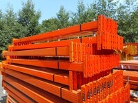 Pss/planned Storage Pallet Racking Cross Bar  2.700 Mtr  80 mm x 40 mm Closed Beam  Used  Industrial Steel Racking - Not Link 51, Redirack, Dexion, or Stakrak