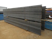 Link 51 Pallet Racking Upright Frame  6.000 Mtr x 900 mm no Feet Used Grade 2  Grey   Industrial Steel Racking - Shelving - Storage - Not Redirack, Dexion, Planned Storage, or Stakrak