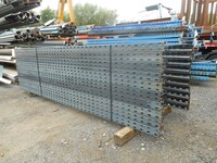 Link 51 Pallet Racking Upright Frame  3.150 Mtr x 900 mm no Feet Used Grade 2  Grey   Industrial Steel Racking - Shelving - Storage - Not Redirack, Dexion, Planned Storage, or Stakrak