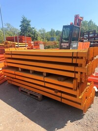 Link 51 Pallet Racking Cross Bar  3.000 Mtr  95 mm x 45 mm Closed Beam  Used  Industrial Steel Racking - Not Redirack, Dexion, Planned Storage, or Stakrak