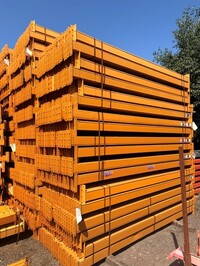Link 51 Pallet Racking Cross Bar  3.000 Mtr  120 mm x 50 mm Closed Beam  Used  Industrial Steel Racking - Not Redirack, Dexion, Planned Storage, or Stakrak