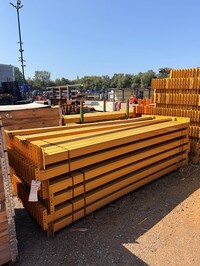 Link 51 Pallet Racking Cross Bar  3.000 Mtr  95 mm x 45 mm Closed Beam  Used Grade 2  Industrial Steel Racking - Not Redirack, Dexion, Planned Storage, or Stakrak