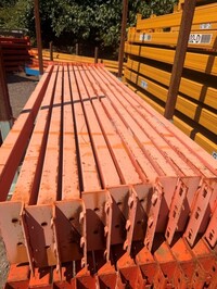 Pss/planned Storage Pallet Racking Cross Bar  2.700 Mtr  90/100 mm x 45 mm Closed Beam  Used Grade 3  Industrial Steel Racking - Not Link 51, Redirack, Dexion, or Stakrak