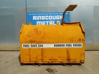 Used Fuel Safe Bunded Steel Storage Tank - 300 Gallons - Yellow - Fuel / Diesel Tank (ref 3)