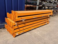 Link 51 Old Style Pallet Racking Cross Bar  3.035 Mtr  120 mm x 50 mm Closed Beam  Used Grade 2/3  Industrial Steel Racking - Not Redirack, Dexion, Planned Storage, or Stakrak