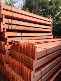 Pss Planned Storage Systems Pallet Racking Cross Bar  2.700 Mtr  120 mm x 45 mm Closed Beam  Used Grade 2  Industrial Steel Racking - Not Link 51, Redirack, Dexion, or Stakrak