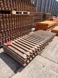 Racking Pallet Board - Timber Decking Shelving 2600mm Wide x 1100mm - Used