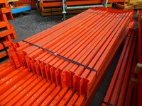 Pss/planned Storage Pallet Racking Cross Bar  2.250 Mtr  80 mm x 40 mm Closed Beam  Used  Industrial Steel Racking - Not Link 51, Redirack, Dexion, or Stakrak