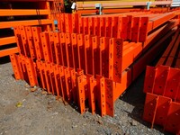 Pss/planned Storage Pallet Racking Cross Bar  3.300 Mtr  140 mm x 40 mm Closed Beam  Used  Industrial Steel Racking - Not Link 51, Redirack, Dexion, or Stakrak