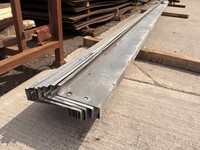 Used  z Purlins 200mm Deep - 6.000 Mtr Length - Roof Purlins - Cladding Purlins
