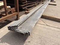 Used  z Purlins 200mm Deep - 5.700 Mtr Length - Roof Purlins - Cladding Purlins