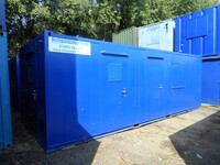 24ft x  9ft Blue Anti - Vandal Welfare / Canteen / Office / Cabin / Container / Toilet / Drying Room / Store (ref 2926) - Second Hand  - Welfare
