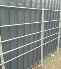 Estate Fencing / Fence - Round Shape - Galv 1.200mtr High - Price Per Linear Metre **availability 5 to 7 Working Days**