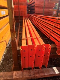 Pss Planned Storage Systems Pallet Racking Cross Bar  2.700 Mtr  100/110 mm x 40/45 mm Closed Beam  Used Grade 2  Industrial Steel Racking - Not Link 51, Redirack, Dexion, or Stakrak