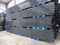 Link 51 Pallet Racking Upright Frame  8.250 Mtr x 900 mm no Feet Used Grade 1  Dark Grey  Industrial Steel Rack - Shelving - Storage - Not Redirack, Dexion, Planned Storage, or Stakrak