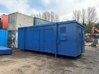 24ft x  10ft Blue Anti-vandal Welfare Unit / Self-contained / Office / Canteen / Toilet / Generator Room / Cabin / Store - Second Hand  - Welfare