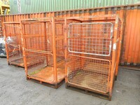 Used Gas Bottle Cage - no Roof, 2 Doors - 1900mm High - 1200mm Wide / Cylinder / Storage / Security Cage