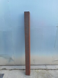 Used Concrete in Bollard / Post 1660mm High - Capped - 120x120mm Box - Self Colour - Made to Order