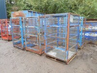 Used Gas Bottle Cage - no Roof, 2 Doors - 1880mm High / Cylinder / Storage / Security Cage