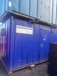 16ft x  10ft Blue Anti-vandal Drying Room / Container / Cabin (ref 3072) - Second Hand   - Drying Room