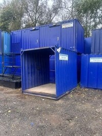 8 ft x 8 ft Smoking Shelter - Blue - Used