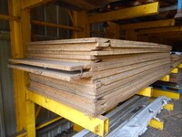 Used 28mm Mezzanine Floor Chipboard / Decking Shelving 2650mm Wide x 900mm - Wood - Timber
