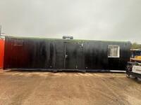 32ft x  10ft Black Drying Room / Office Unit / Cabin / Container -  Second Hand - Needs Major Repairs  - Office / Drying Room