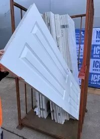 Job Lot of 20 no Primed Internal Doors 6ft 6in High - Surplus Stock (ref 2) | 1