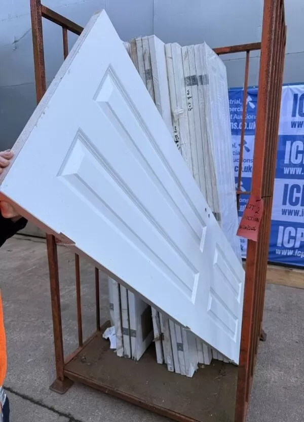 Job Lot of 20 no Primed Internal Doors 6ft 6in High - Surplus Stock (ref 2) | 4