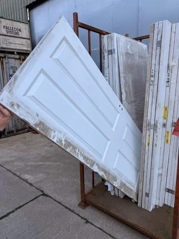 Job Lot of 20 no Primed Internal Doors 6ft 6in High - Surplus Stock (ref 2) | 6