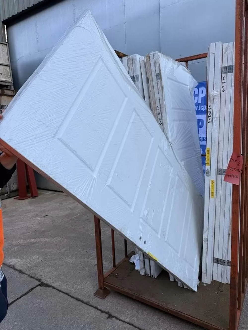 Job Lot of 20 no Primed Internal Doors 6ft 6in High - Surplus Stock (ref 2)