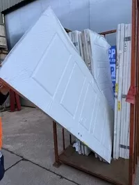 Job Lot of 20 no Primed Internal Doors 6ft 6in High - Surplus Stock (ref 2)
