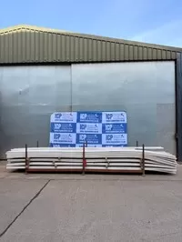 Job Lot of Primed Skirting Board 5500mm Long Assorted Height - Surplus Stock (ref 4) | 1