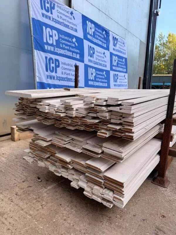 Job Lot of Primed Skirting Board 5500mm Long Assorted Height - Surplus Stock (ref 4) | 3